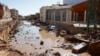 Vista general del Barranco del Poyo, cubierto de escombros y lodos, en la localidad de Catarroja, Valencia, España, el 11 de noviembre de 2024. (REUTERS/Eva Manez)