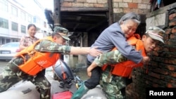 Typhoon Fitow Slams Into China