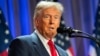 US President-elect Donald Trump speaks during a meeting with House Republicans at the Hyatt Regency hotel in Washington, on Nov. 13, 2024.