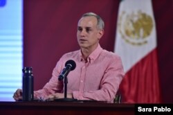 El subsecretario de Salud de México, Hugo López Gatell, es el vocero del gobierno sobre la pandemia.