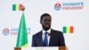 Senegal's president-elect Bassirou Diomaye Faye speaks during a press conference in Dakar, on March 25, 2024.