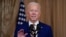 លោក Joe Biden ប្រធានាធិបតីសហរដ្ឋអាមេរិក ថ្លែងសុន្ទរកថាអំពីគោលនយោបាយការបរទេសសហរដ្ឋអាមេរិក នៅក្រសួងការបរទេស ក្នុងរដ្ឋធានីវ៉ាស៊ីនតោន ថ្ងៃព្រហស្បតិ៍ ទី៤ ខែកុម្ភៈ ឆ្នាំ២០២១។