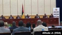 Le Conseil constitutionnel mozambicain en pleine séance.