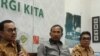 Pembahasan peningkatan tenaga listrik Indonesia. (VOA/Iris Gera)