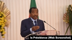 Le président camerounais Paul Biya