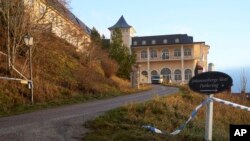 An exterior view of Johannesberg Castle, in Rimbo, 50km north of Stockholm, Sweden, Dec. 4, 2018. 