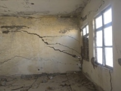A school building crumbles in Quetta, in Pakistan's Baluchistan province. (Photos courtesy of University of Baluchistan)