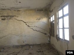 A school building crumbles in Quetta, in Pakistan's Baluchistan province. (Photos courtesy of University of Baluchistan)