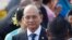 FILE - Burma President Thein Sein arrives at the ASEAN Summit in Bandar Seri Begawan, Brunei, Oct. 8, 2013.