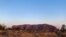 A view of Uluru, formerly known as Ayers Rock near Yulara, Australia, is pictured the day before a permanent ban on climbing the monolith takes effect following a decades-long fight by indigenous people to close the trek, Oct. 25, 2019.