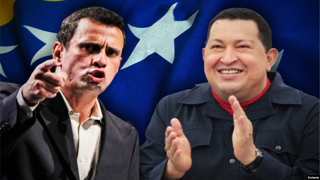 Hầu hết những cuộc thăm dò công luận cho thấy ông Henrique Capriles theo sau Tổng thống Hugo Chavez
