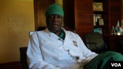 Le docteur Denis Mukwege dans son hôpital de Panzi, à Bukavu (VOA/Nicolas Pinault)