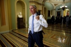 FILE - Sen. Rob Portman, R-Ohio, is pictured inside the U.S. Capitol, Nov. 16, 2016.