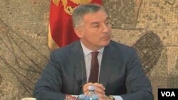 Premijer Crne Gore, Milo Đukanović na konferenciji za novinare u Podgorici, 16. jul 2013.