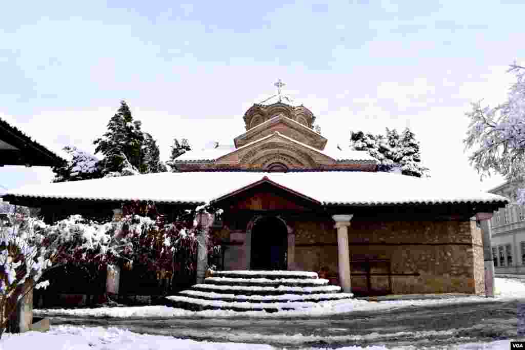 Ohrid under snow