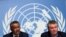 WHO Director-General Tedros Adhanom Ghebreyesus speaks next to Michael J. Ryan, executive director of the WHO Health Emergencies Program, during a news conference at the UN, in Geneva, Jan. 29, 2020.