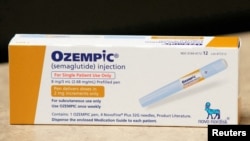 FILE - A box of Ozempic, a semaglutide injection drug used for treating type 2 diabetes and made by Novo Nordisk, is seen at a Rock Canyon Pharmacy in Provo, Utah, U.S. March 29, 2023. (REUTERS/George Frey/File Photo)