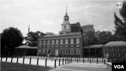 Independence Hall es un monumento nacional de Estados Unidos, situado en Filadelfia. Ha sido por décadas muy concurrido por ser el lugar en el que se debatió y adoptó la Declaración de Independencia. [Foto tomada el miércoles 27 de mayo de 2020]