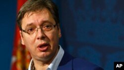 Firayim Ministan Serbia Aleksandar Vucic 