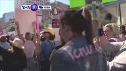 VOA60 America - Cities across the US organize the "Day Without Women" strikes