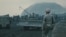 This scene from the Battle of Iwo Jima, recorded by the U.S. Marine Corps in 1945, is part of a collection of silent color films being preserved at the University of South Carolina in Columbia, S.C. 