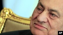 Former Egyptian President Hosni Mubarak (file photo)