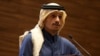 Perdana Menteri sekaligus Menteri Luar Negeri Qatar, Mohammed Bin Abdulrahman Al Thani, berbicara dalam konferensi pers di Doha, Qatar, pada 6 Februari 2024. (Foto: AP/Mark Schiefelbein)