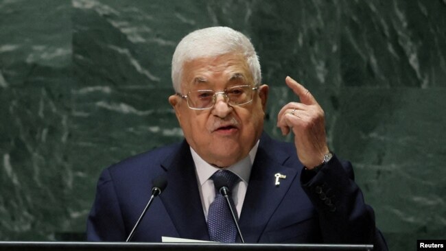Filistin Lideri Mahmud Abbas BM Genel Kurulu'nun 78'inci toplantısında konuştu.