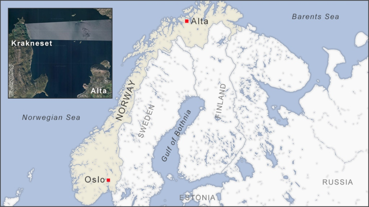 Map Of Norwegian Sea Norway Landslide Takes Homes Into Sea