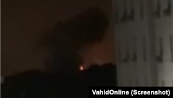  تصویر گرفته شده از ویدیوی منتسب به انفجار در بندرعباس که در کانال وحیدآنلاین منتشر شده است