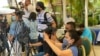 FILE - Nicaraguan journalists cover a news conference by the political opposition in Managua, Feb. 2021. (Image Credit: Houston Castillo)