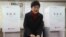 South Korea's presidential candidate Park Geun-hye casts her ballot Dec. 19, 2012