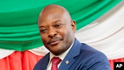 Le président Pierre Nkurunziza, 23 février 2016.