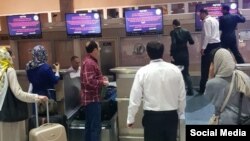 هک نمایشگرهای فرودگاه تبریز