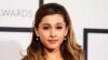 美国流行歌手爱莉安娜·格兰德（Ariana Grande） 在洛杉矶参加格莱美奖典礼（2014年1月）。