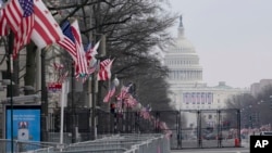 Mandhari ya Washington inavyoonekana kabla ya siku ya kuapishwa Rais mteule Joe Biden, Januari 20,2021