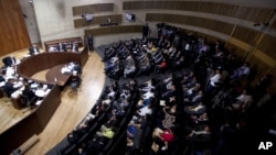 Un tribunal à Mexico, 30 août 2012. (Photo AP/Eduardo Verdugo)