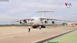 کاون کمبوڈیا پہنچ گیا، پھلوں اور پھولوں سے استقبال