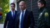 FILE - The former president of Spain's soccer federation Luis Rubiales arrives at the National Court in Madrid, Spain, Monday, April 29, 2024. Rubiales will testify on Monday as a defendant for alleged corruption during his time at the head of the organization.