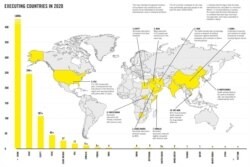 국제앰네스티가 지난해 전 세계적으로 최소 483건의 사형이 집행됐다고 밝혔다.