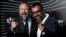 FILE - Vice Media co-founders Shane Smith, left, and Suroosh Alvi pose at the 20th Annual Webby Awards in Manhattan, New York, May 16, 2016.