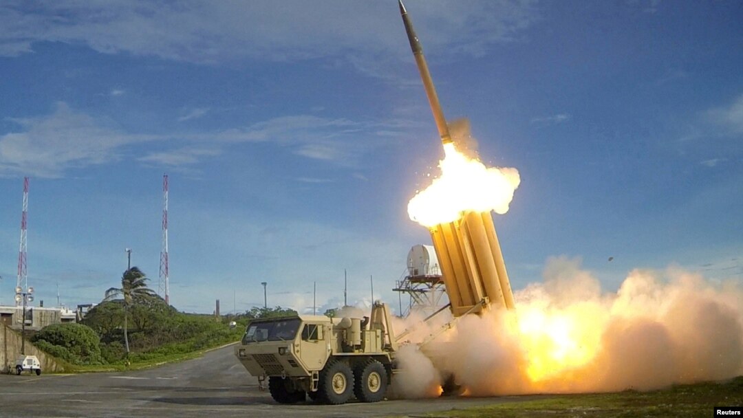Foto Departemen Pertahanan AS menunjukkan uji coba misil penangkal THAAD (foto: dok).