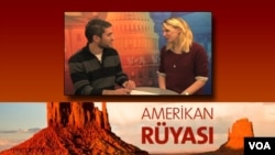 VOA's Yenal Kucuker interviews student Rebecca Barr for his multimedia blog "American Dream."