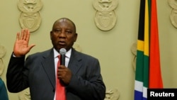 Shugaban Afirka ta Kudu Cyril Ramaphosa wanda yake son ganin a sanke raba filayen kasar