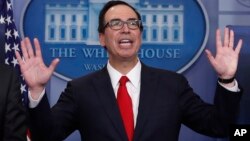 Bộ trưởng Tài chính Mỹ Steven Mnuchin.