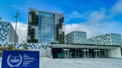 An overview of the buildings of the international criminal court ICC CPI in The Hague.