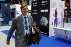 FILE - MP Dominic Grieve, the head of the Parliamentary Intelligence and Security Committee, is seen at the Conservative Party annual conference in Manchester, Britain, Sept. 30, 2019.