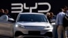 FILE - Visitors check the China-made BYD ATTO 3 at the IAA motor show in Munich, Germany, on Sept. 8, 2023. 