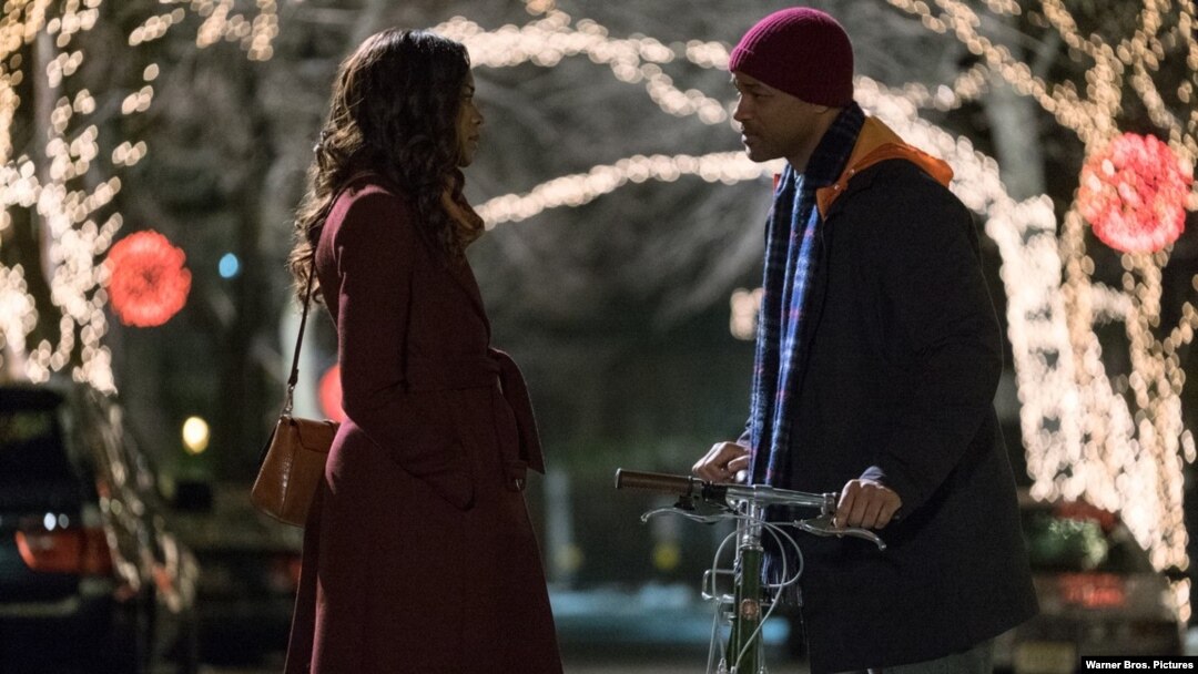 Will Smith (kanan) dan Naomi Harris dalam salah satu adegan 'Collateral Beauty' (foto: ilustrasi).