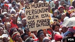 Manifestação no Cafunfo 